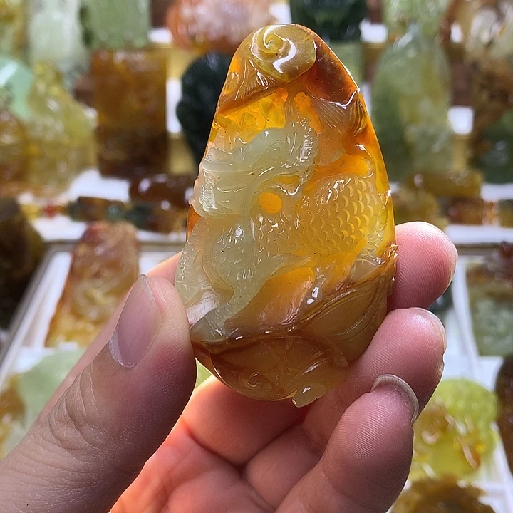 蛇纹石玉未镶嵌珠宝半成品