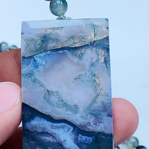 玛瑙/玉髓吊坠(赠链)未镶嵌B****