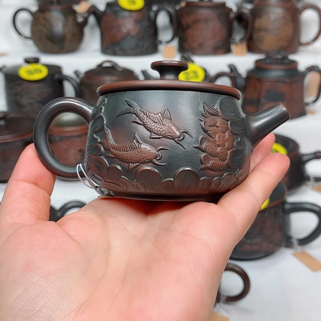 【闪购商品】坭兴陶狮***