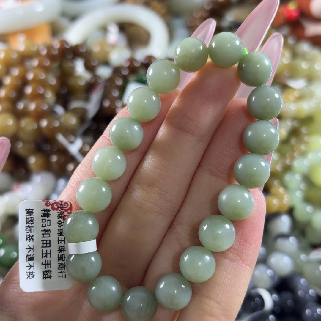 和田玉未镶嵌手链52