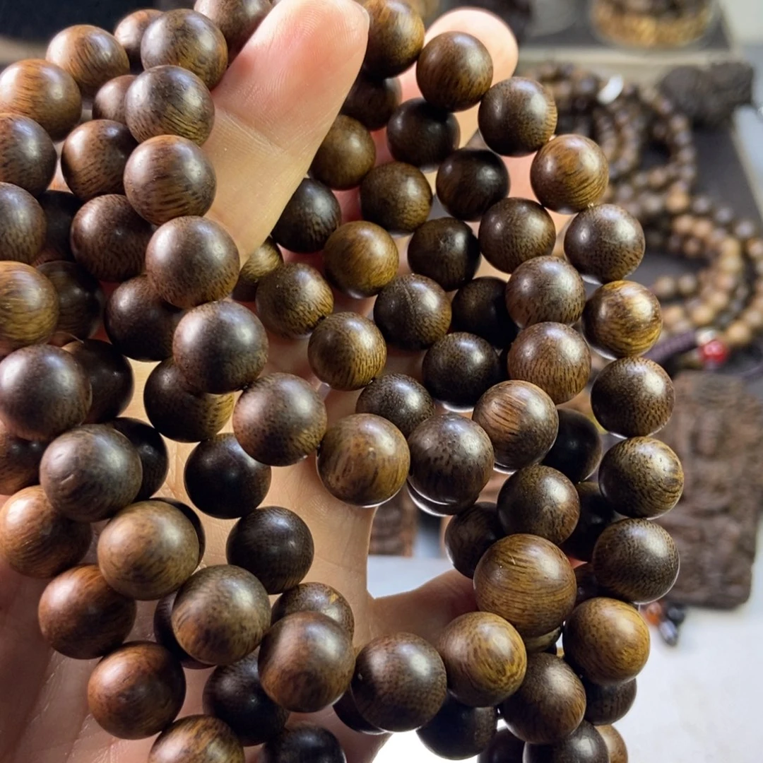 沉香手串景*达越南芽庄白