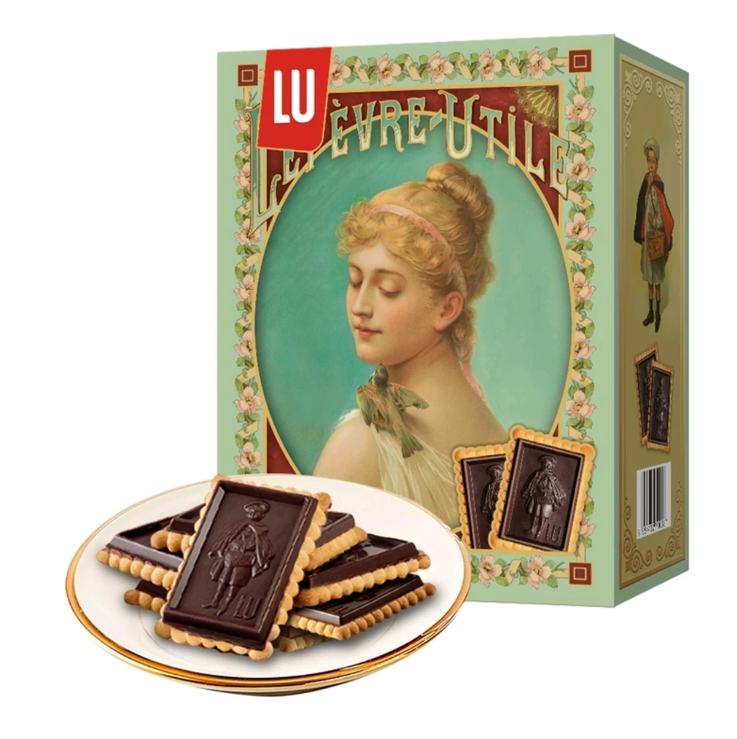 山姆代购 法国 露怡45%黑巧克力制品饼干礼盒