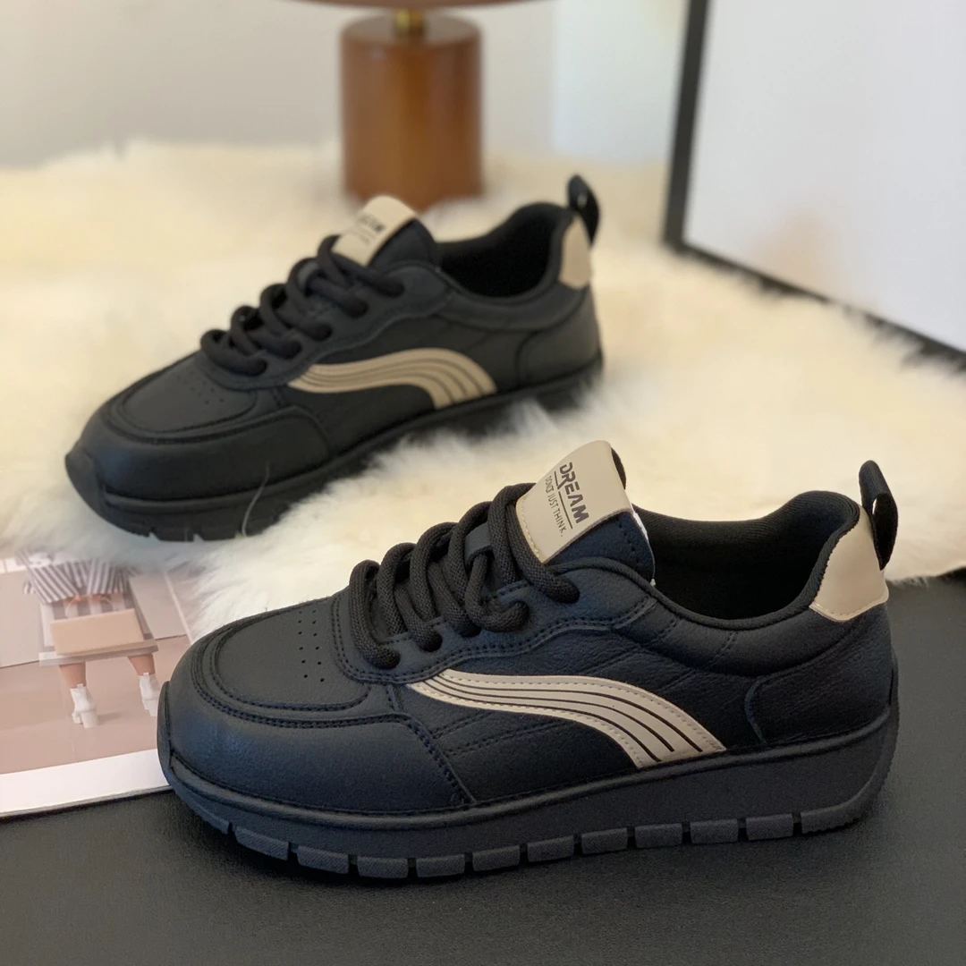 小众复古韩版百搭新款透气不闷脚阿甘鞋2025秋季超火休闲小白鞋女