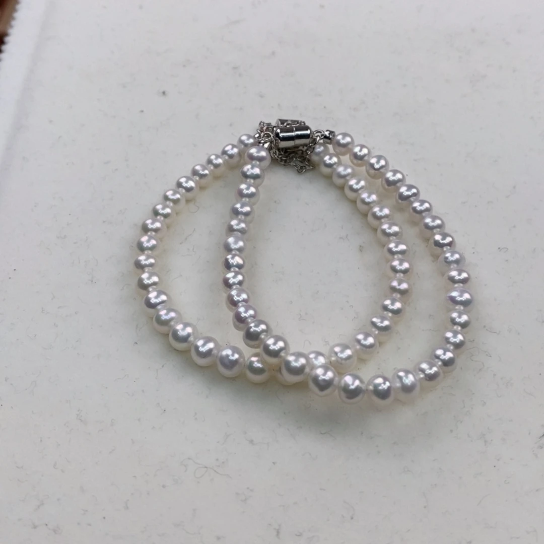 合金手链淡水珍珠