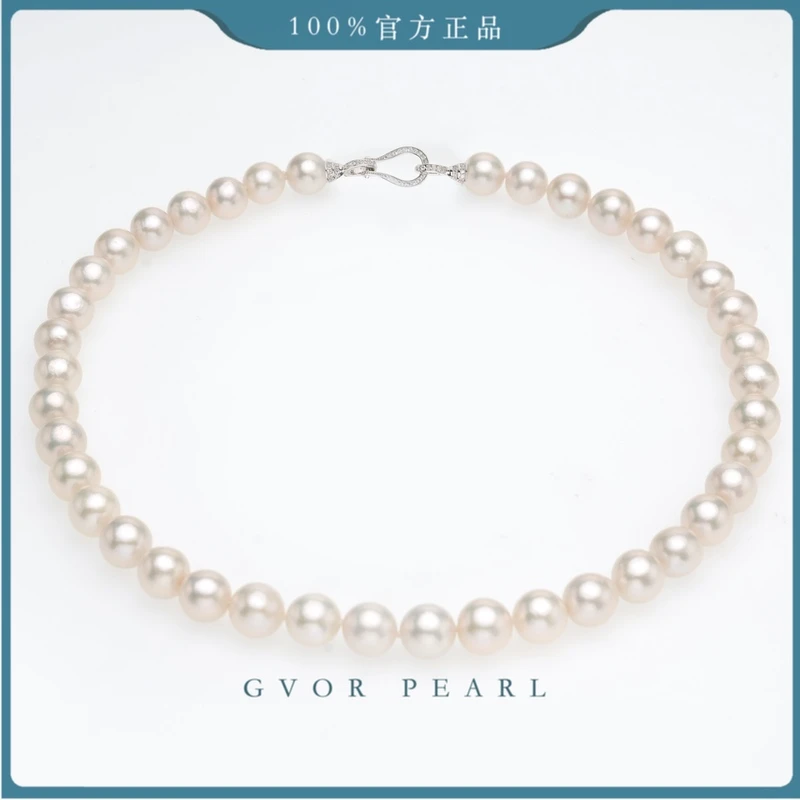 真品 白细胞丨9-11mm淡水珍珠项链 A1733
