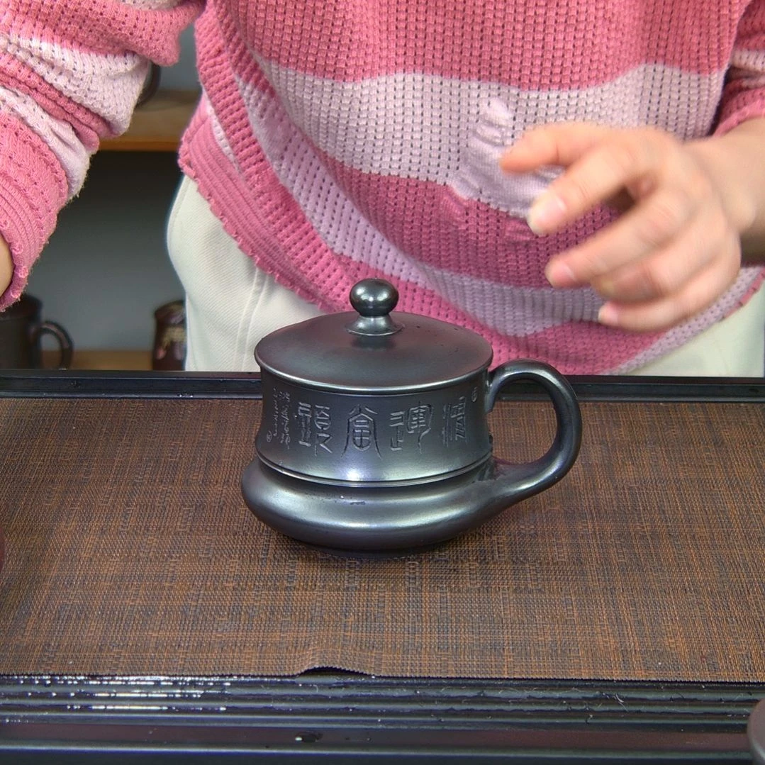 茶杯紫砂高货放漏