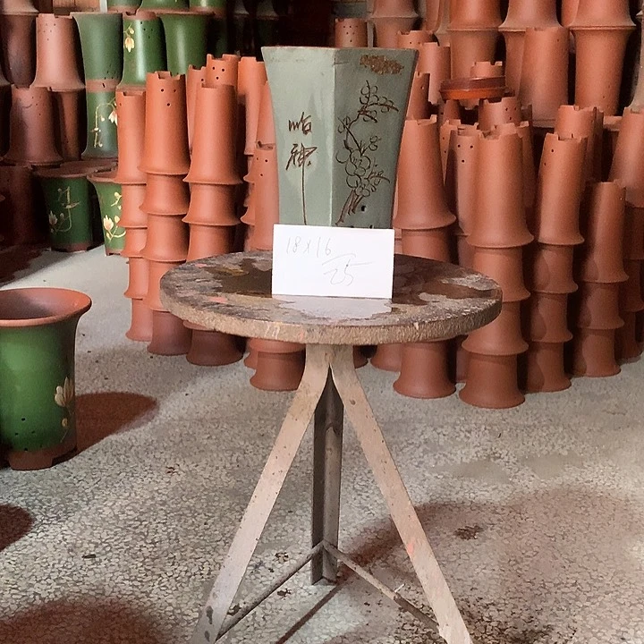 紫砂紫砂艺术花盆