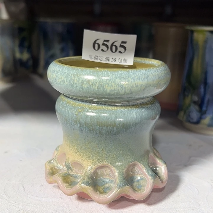 口5.5高8 ……手工花盆满30元包邮