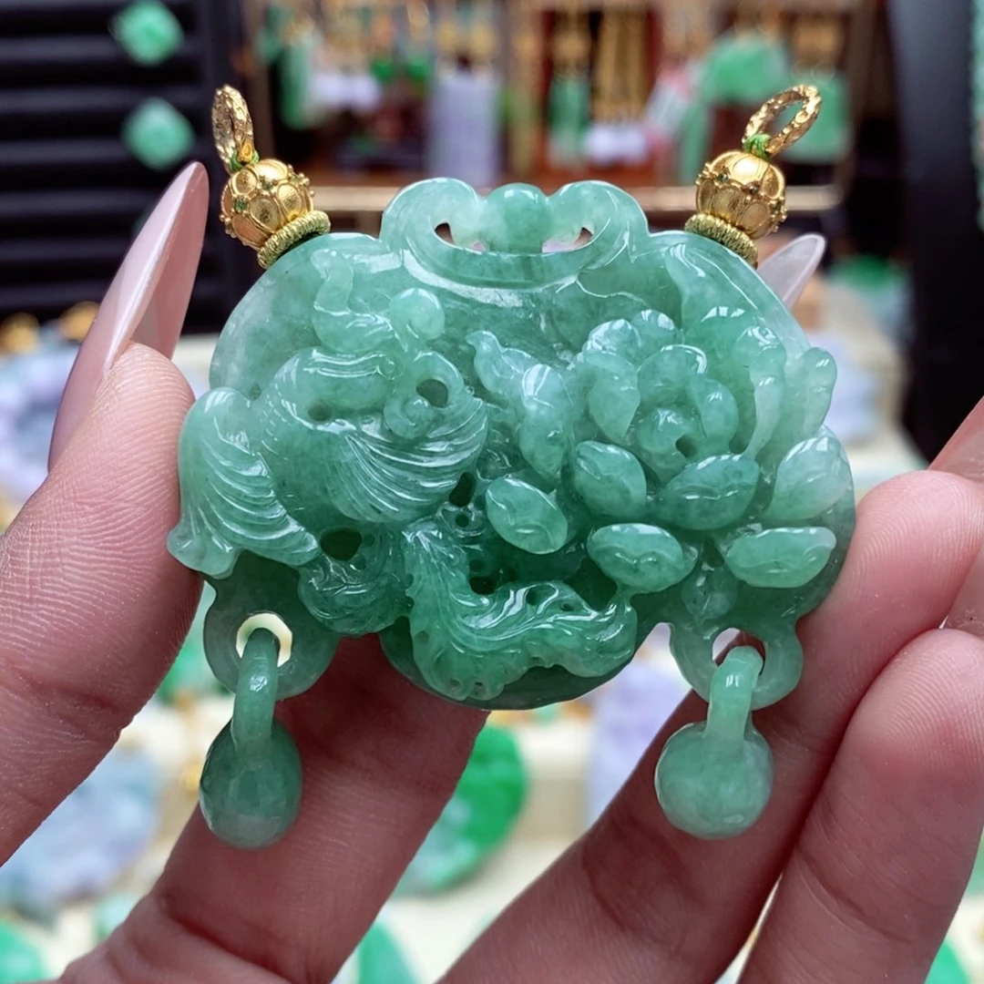 颈饰未镶嵌翡翠翡翠吊坠
