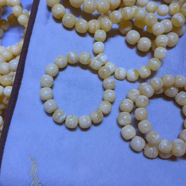 手链琥珀未镶嵌蜜蜡