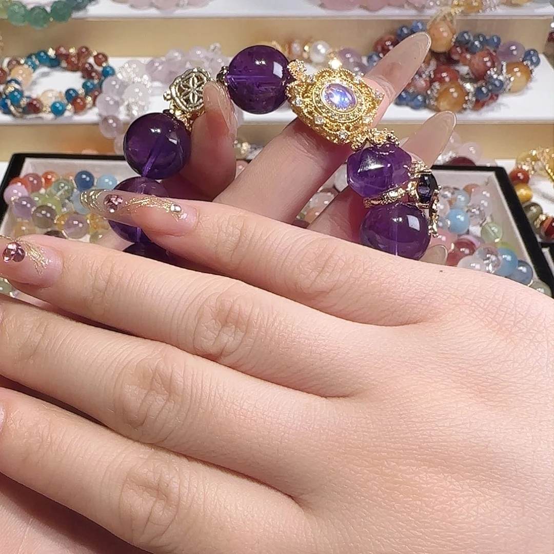 水晶手链未镶嵌是****?把