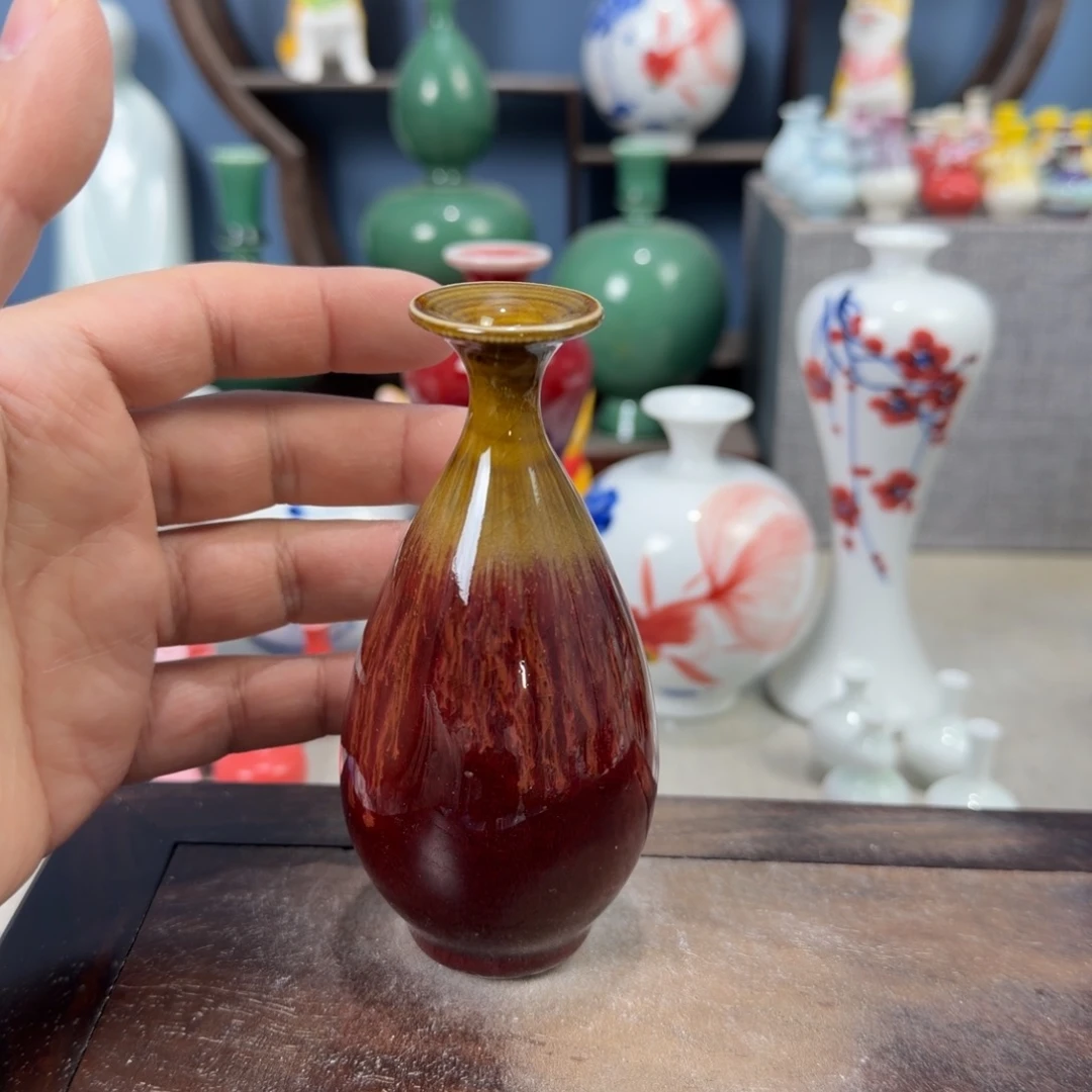 陶瓷手工小花器摆件