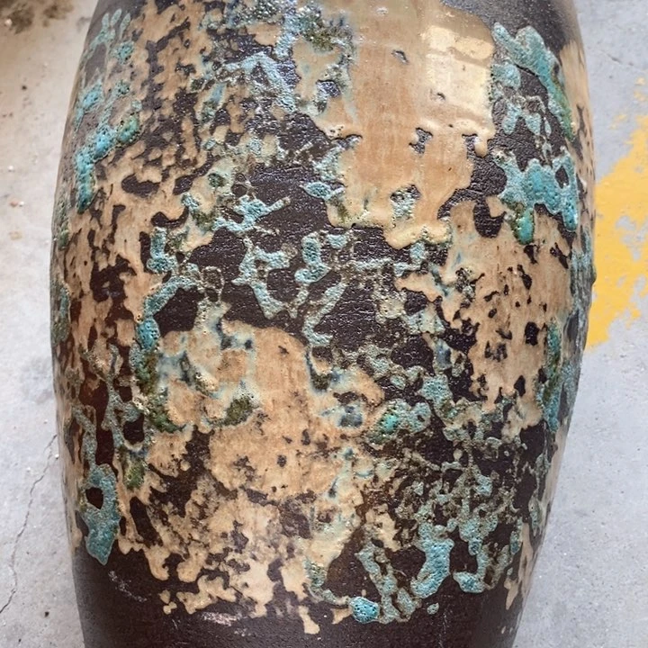 紫砂花盆高约32口约22
