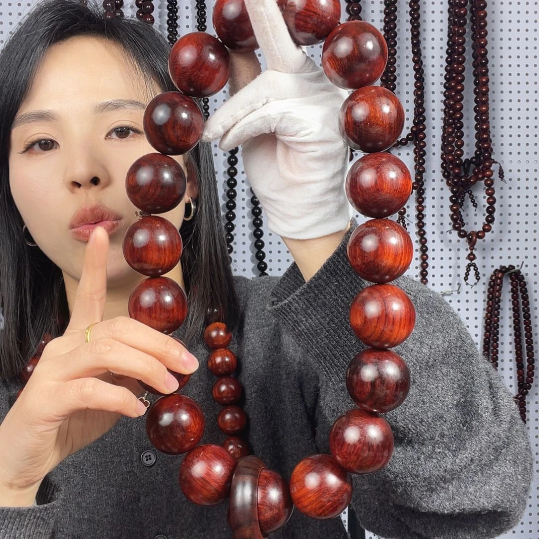 紫光檀紫檀手持3.5