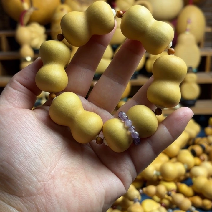 太***光木天然葫芦骨头串