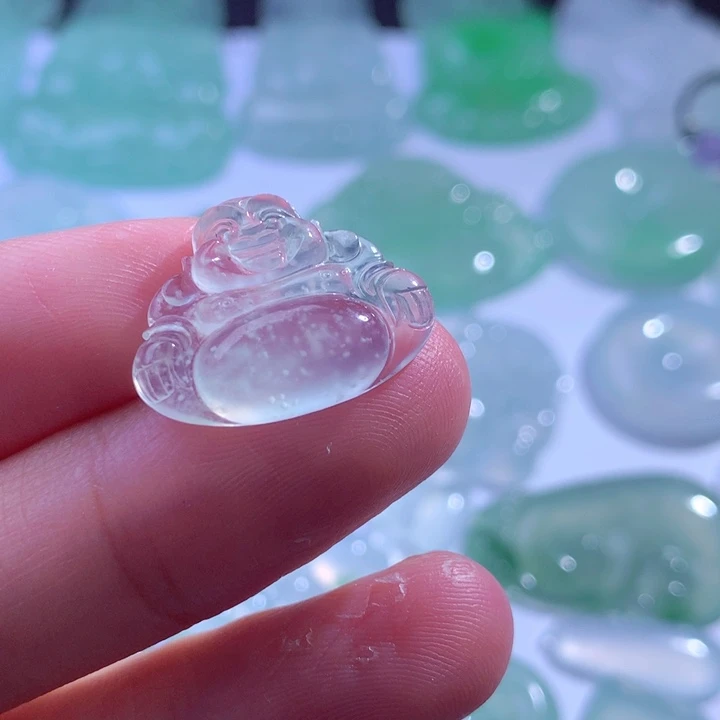 颈饰未镶嵌翡翠缅甸翡翠
