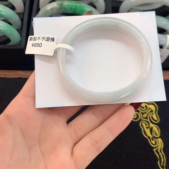 翡翠未镶嵌手镯缅甸a货翡翠手镯