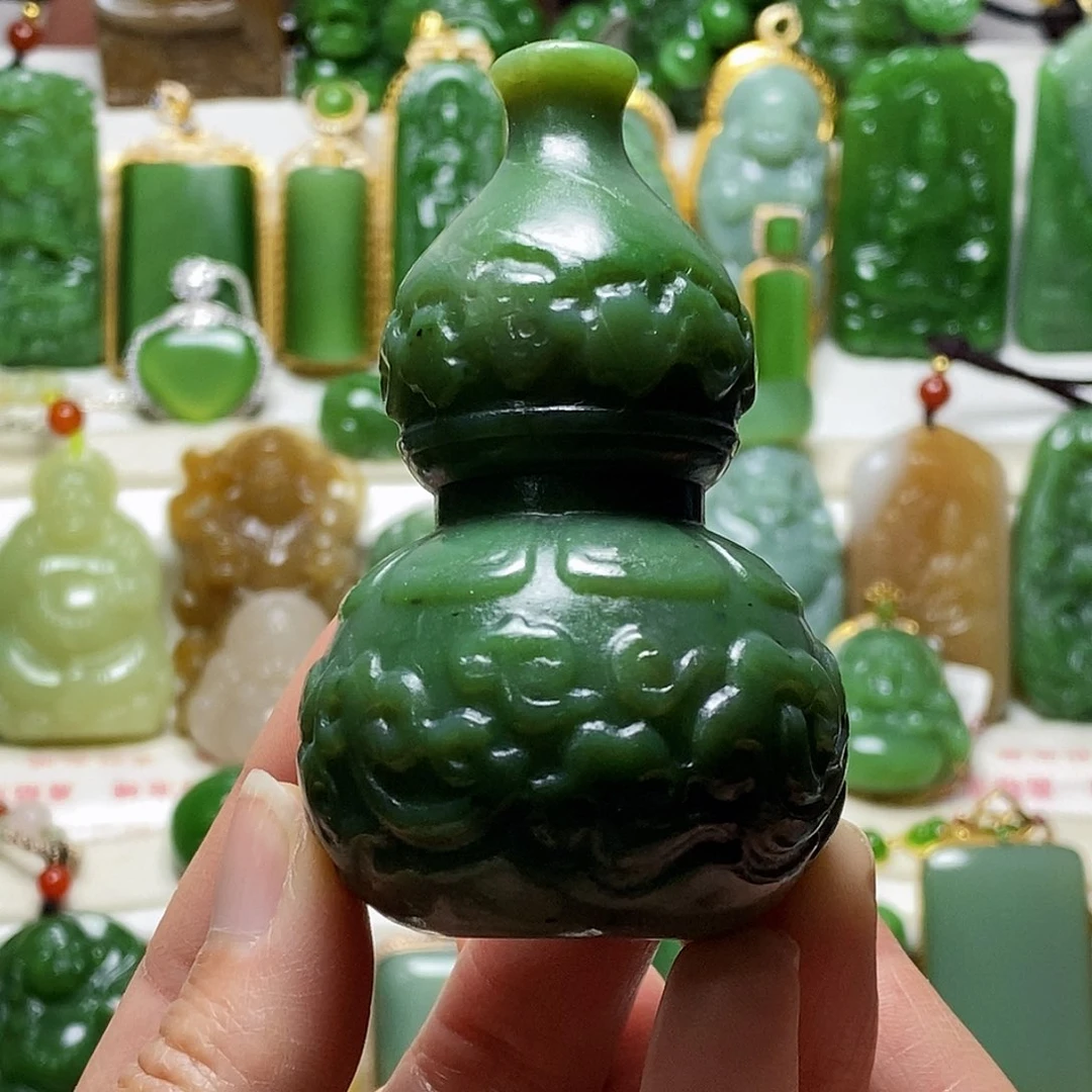 和田玉（碧玉）手把未镶嵌