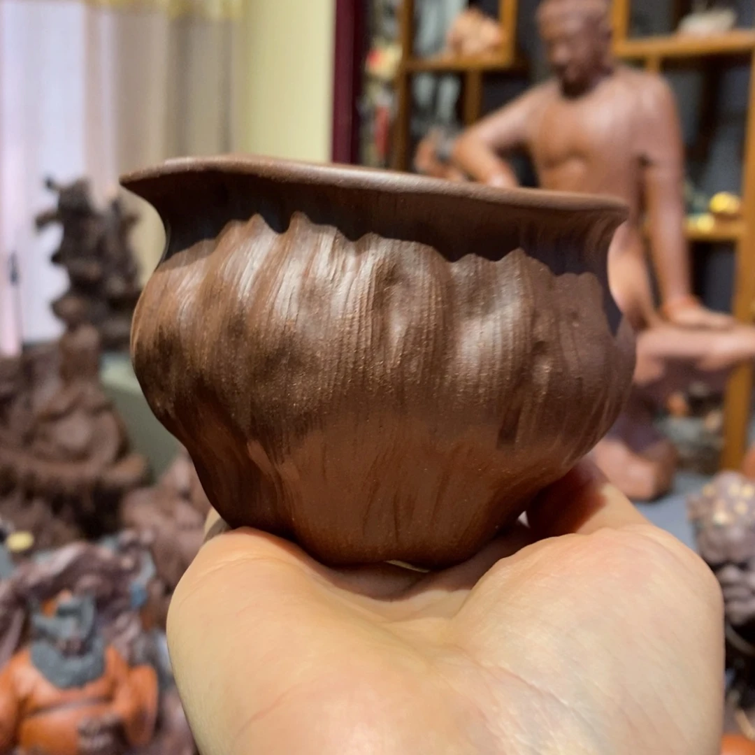 茶宠紫砂莲蓬公道