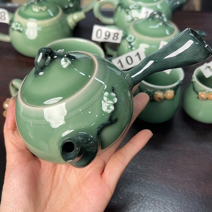 罒***月小米茶器龙泉云间青瓷