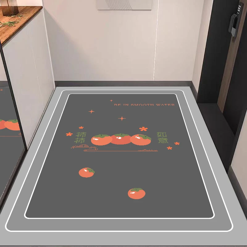 竖版加厚门口地垫家用入户门垫卫生间厨房门厅玄关吸水防滑