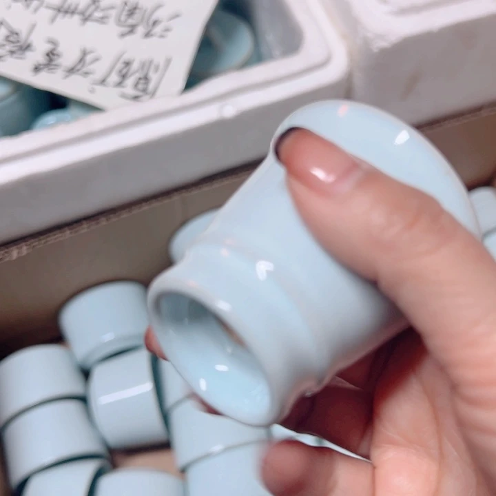 杯汝瓷原产地生产瑕品