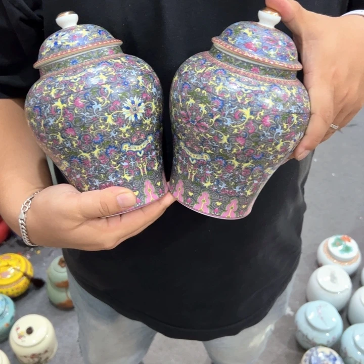 瑕疵福利品陶瓷茶叶罐介意勿拍