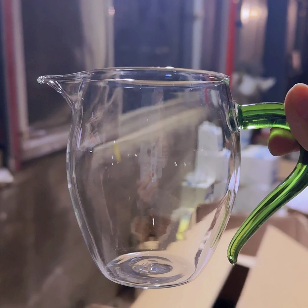 高硼硅玻璃茶水分离款玲珑绿