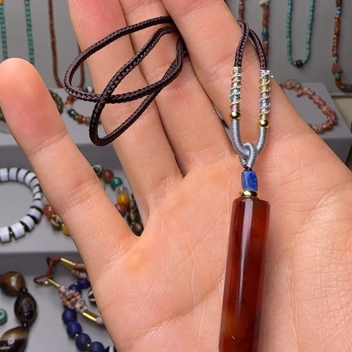 玛瑙/玉髓未镶嵌吊坠(不含链)