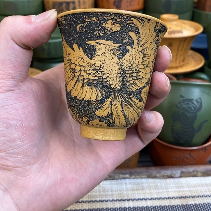 【闪购商品】紫砂杯子宜兴全手工紫砂杯