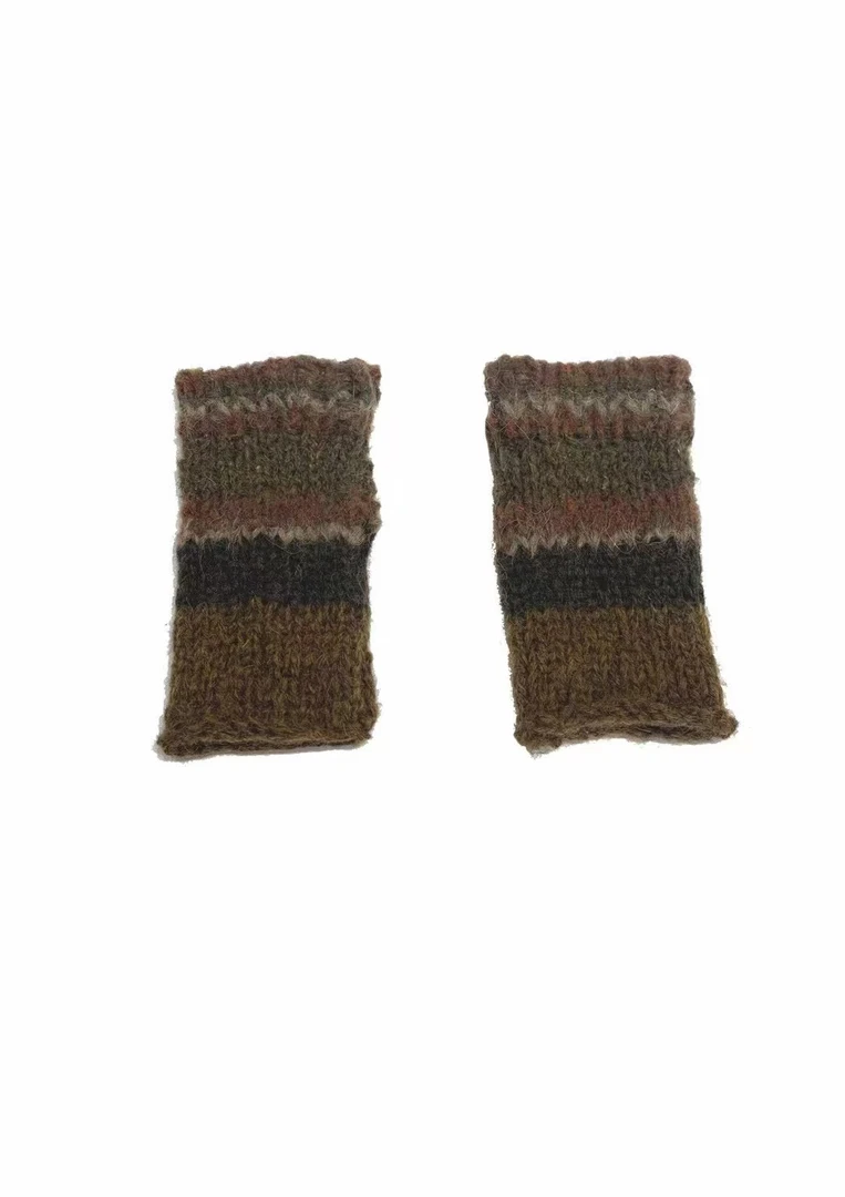 西子分享 Z24FW7220 左岸迷香 拼色 【针织手套】