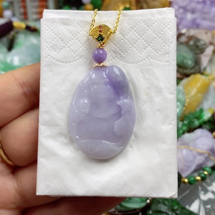 翡翠吊坠(不含链)未镶嵌小****4