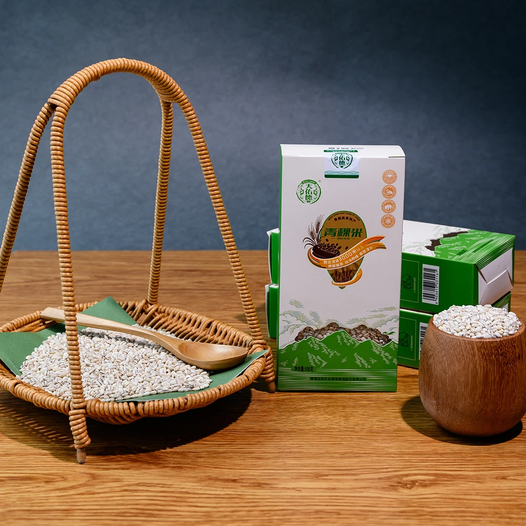 青海天佑德青稞米青藏高原特产粗粮五谷杂粮煮粥麦仁500g*1袋