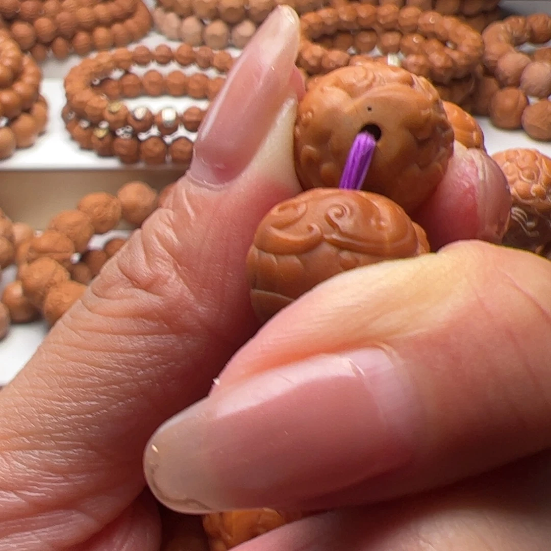 猴头核桃吊坠漏眼貔貅15-16