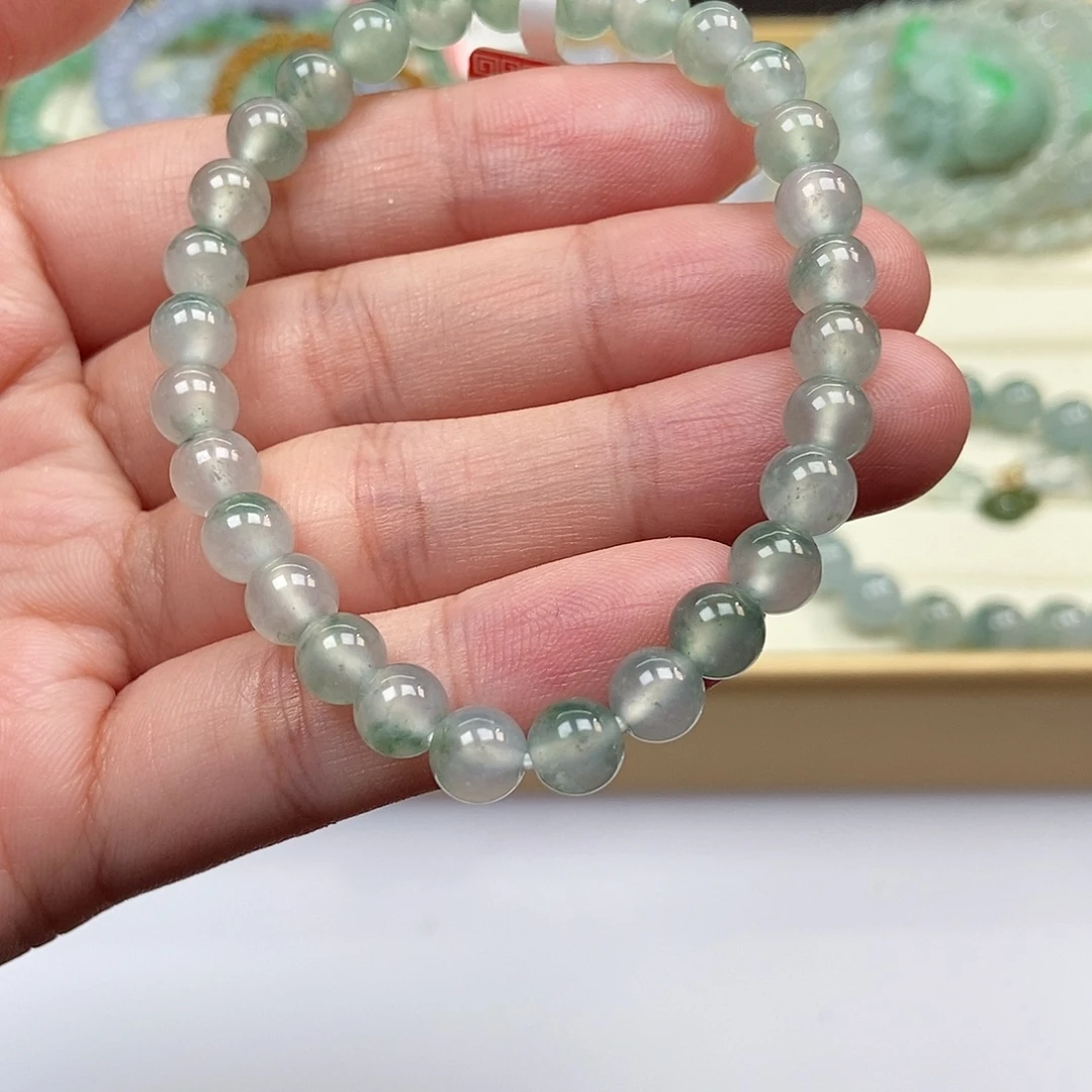 未镶嵌手链翡翠卡6.5