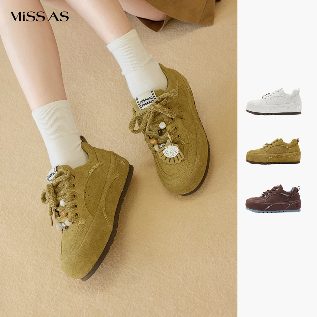 【SugarSu酥履】双层波浪厚底面包鞋女早秋新品设计师MISSAS买手店