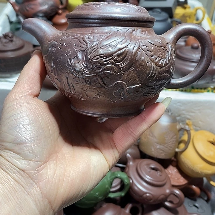 紫砂茶壶嘴磕微瑕