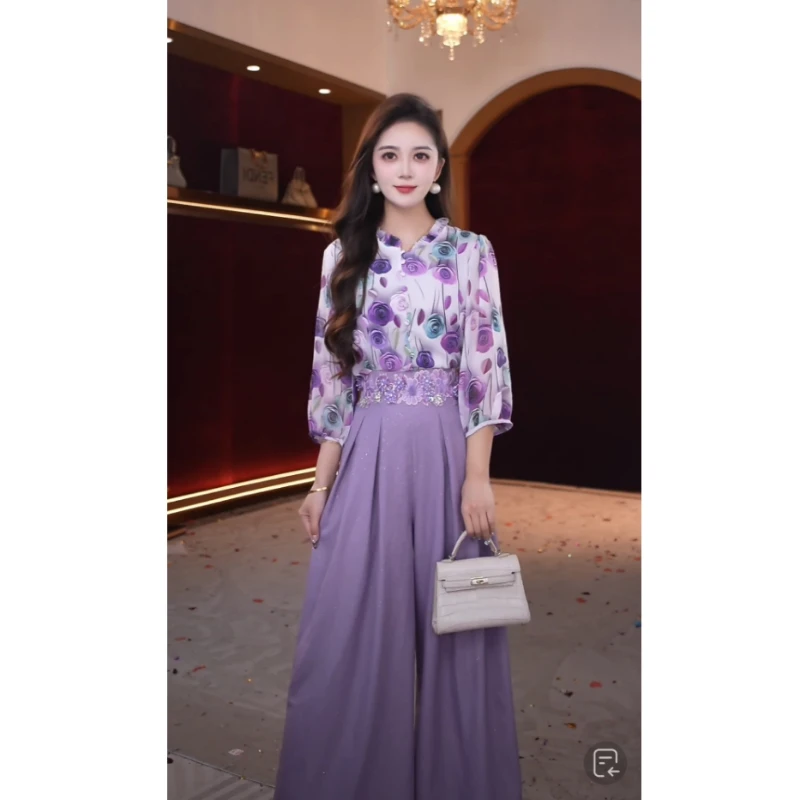 【芙娜妮】2025春季新款法式优雅气质复古显瘦名媛轻奢女装F2511298