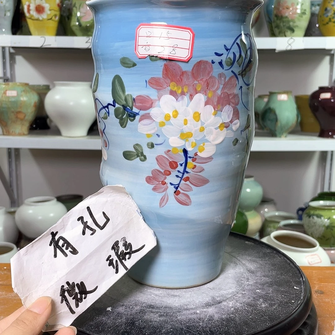 景德镇陶瓷花盆花器微瑕369