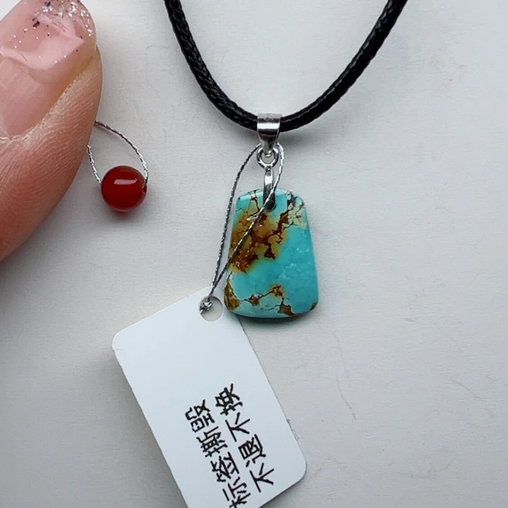 南红玛瑙颈饰银S925镶嵌