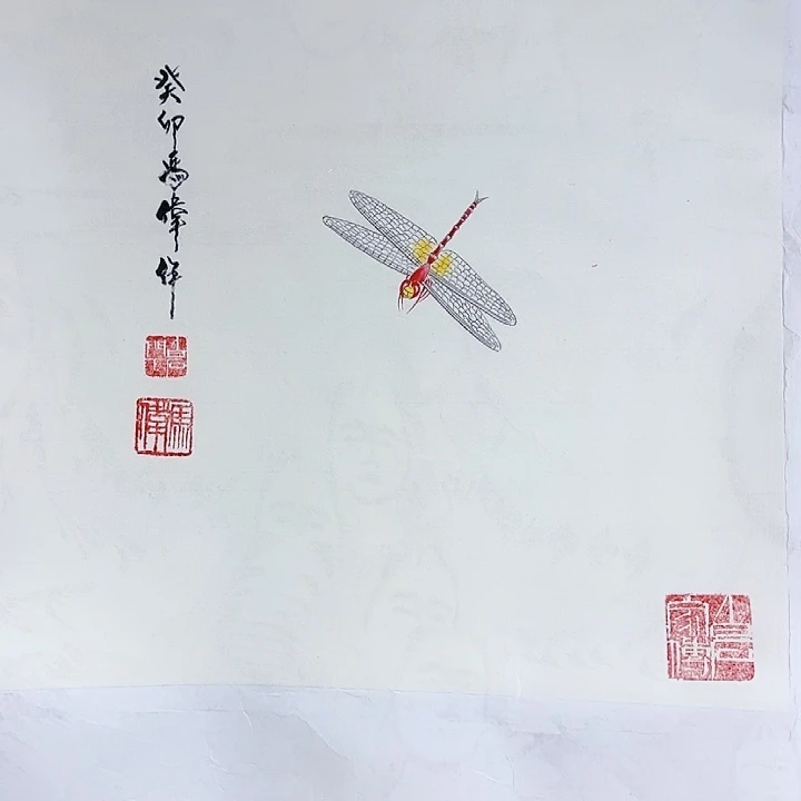国画回****鲨冯伟老师国画作品朵