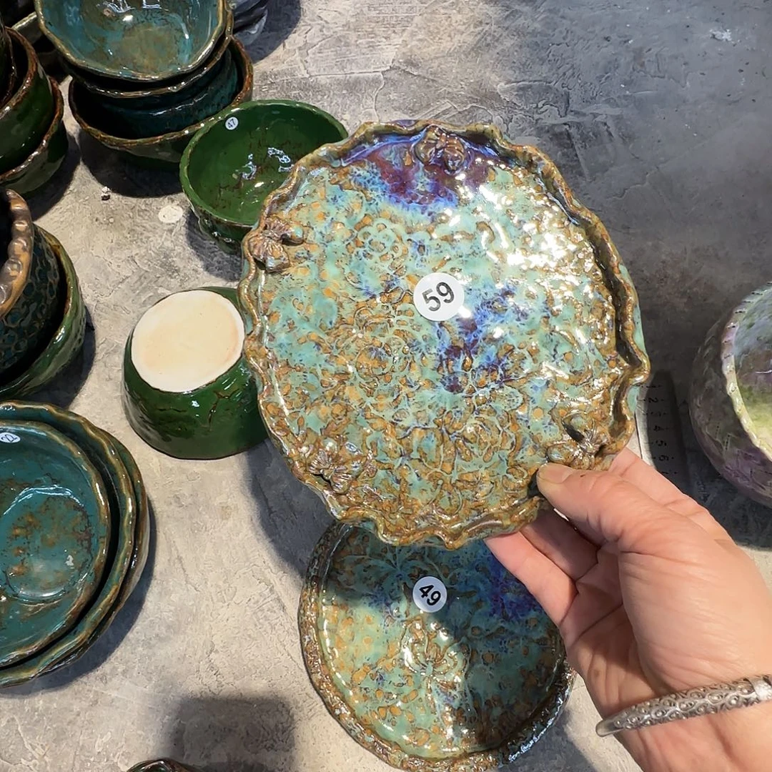 蔷***薇纯手工咖啡杯盘碗