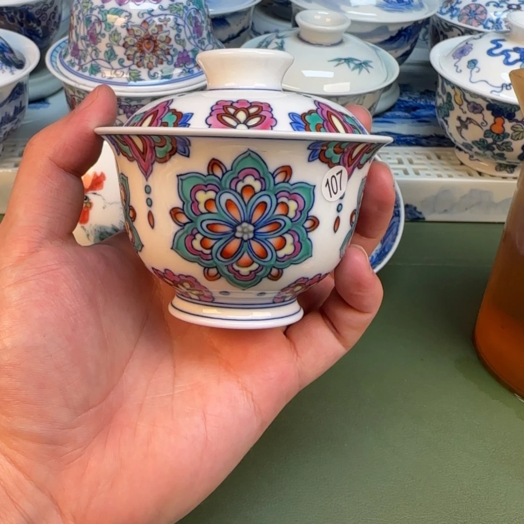 彦祖纯手工手绘茶具107