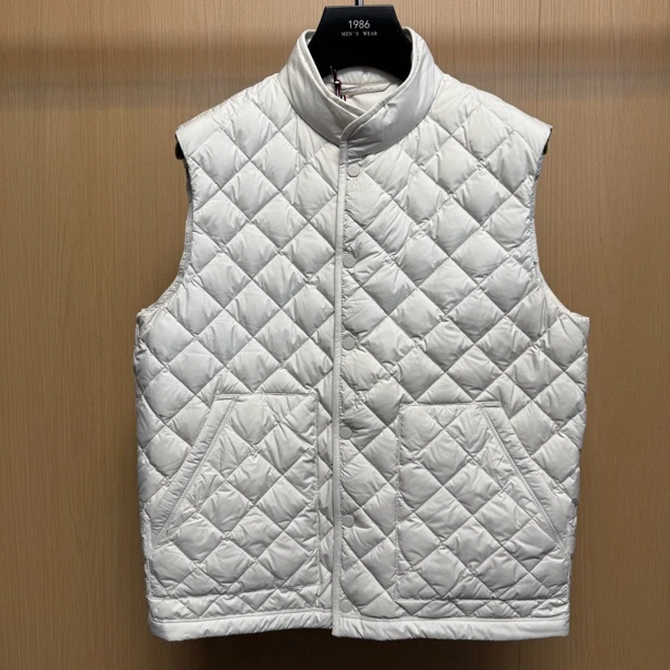 【藤格马甲】8602男士休闲轻奢白鸭绒外套