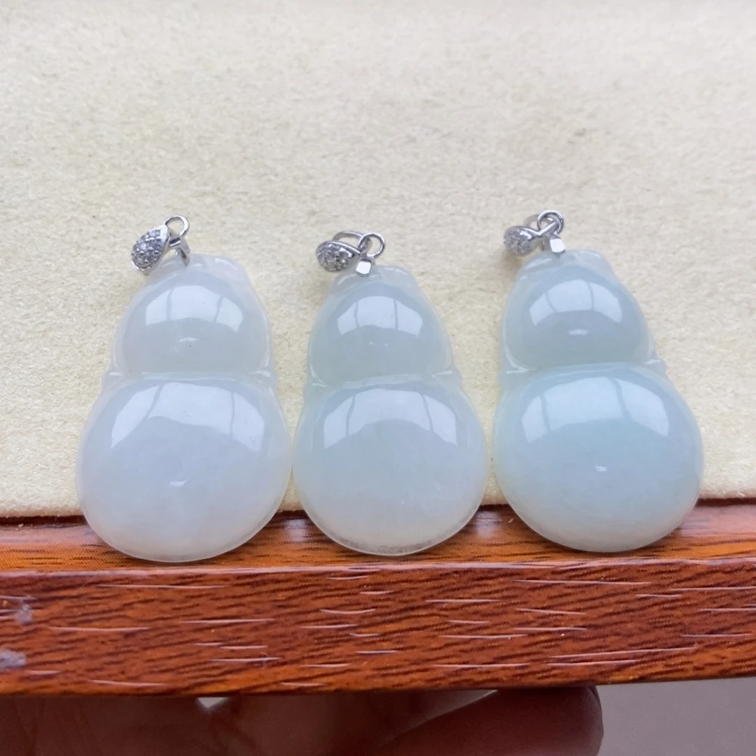 翡翠银S925镶嵌颈饰吊坠多样性发货发其y