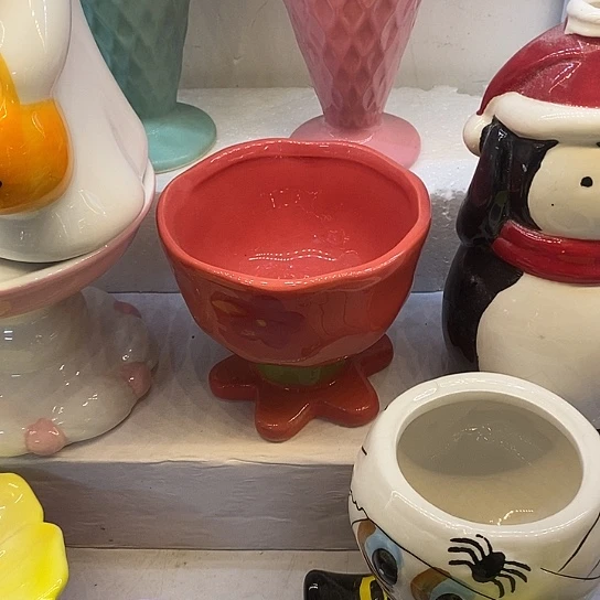 摆件悟****2陶瓷微瑕摆件掉色