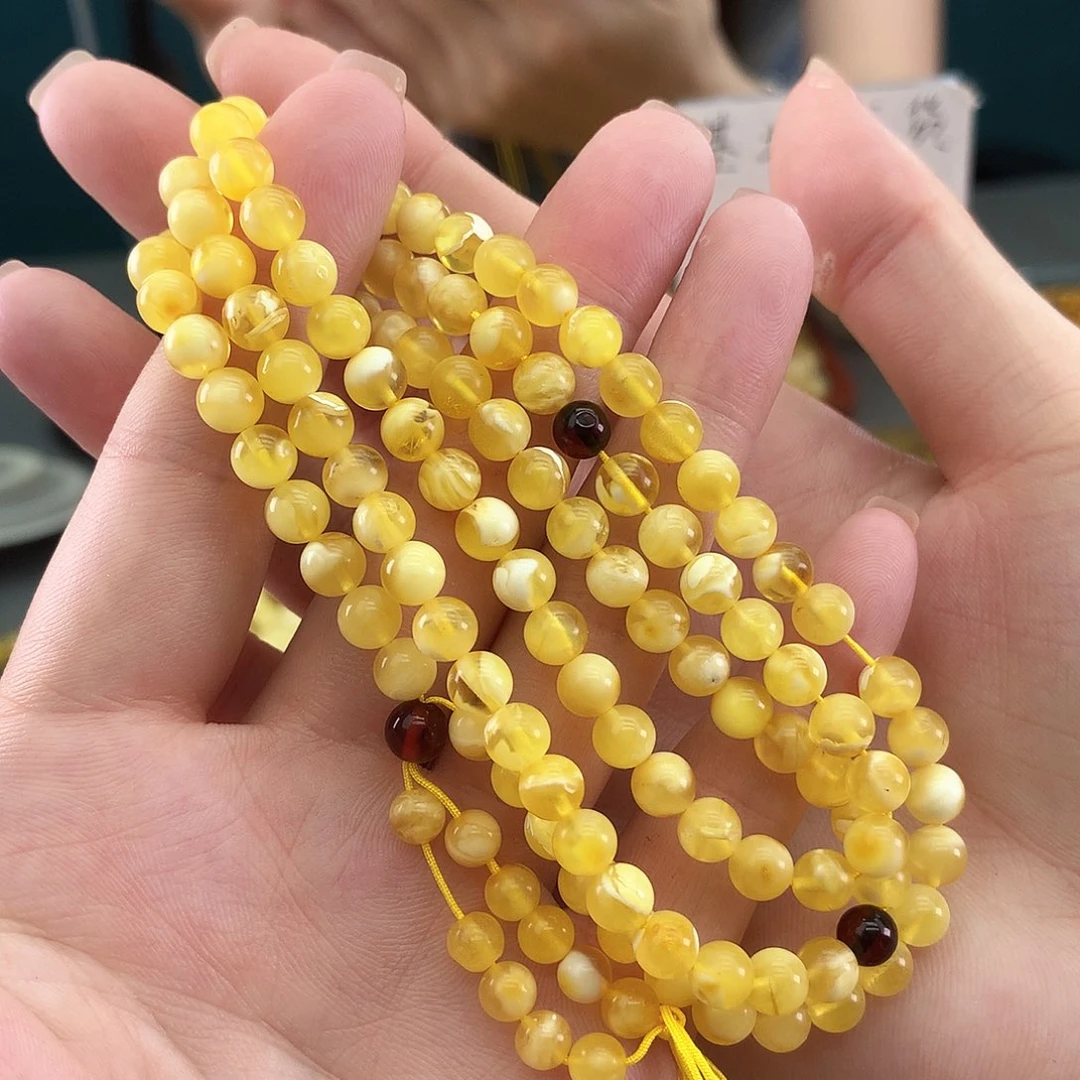 未镶嵌琥珀裸石金白5