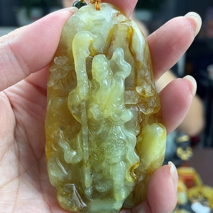 未镶嵌蛇纹石玉颈饰