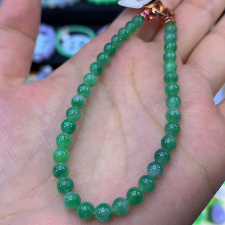 翡翠未镶嵌手链翡翠