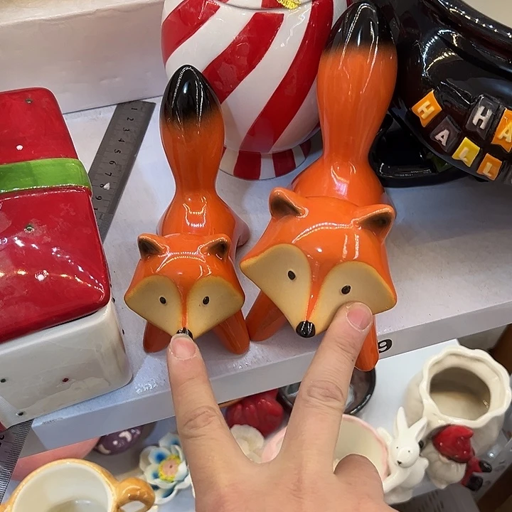 陶瓷微瑕摆件介意慎拍